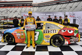 Kyle Busch takes Bristol NASCAR Sprint Cup pole 2013