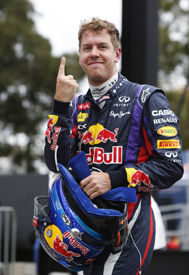 Sebastian Vettel takes Melbourne 2013 pole