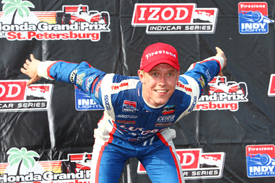 Jack Hawksworth wins St Petersburg Indy Lights race