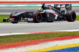 Esteban Gutierrez Sauber F1 2013