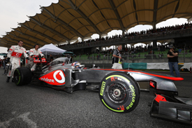Jenson Button, McLaren, Sepang 2013