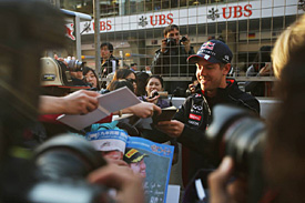 Vettel was in the spotlight in Shanghai