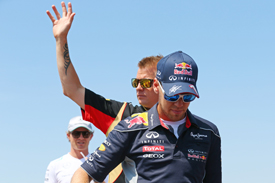 Sebastian Vettel and Kimi Raikkonen