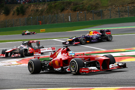 Fernando Alonso, Ferrari, Belgian GP 2013, Spa