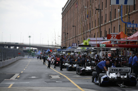 Baltimore IndyCar pitlane 2013