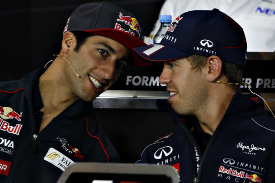 Daniel Ricciardo, Sebastian Vettel