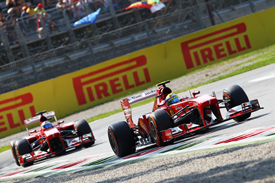 Felipe Massa and Fernando Alonso, Ferrari, Italian GP 2013, Monza