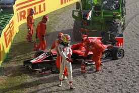 Tio Ellinas, Monza GP3 start crash 2013
