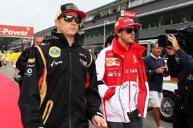 Kimi Raikkonen and Fernando Alonso