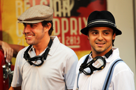 Fernando Alonso and Felipe Massa