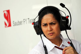 Monisha Kaltenborn Sauber F1 2013