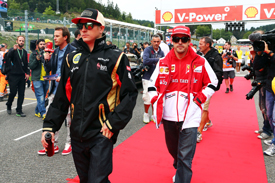 Kimi Raikkonen and Fernando Alonso