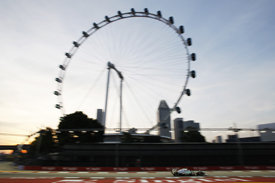 Lewis Hamilton, Mercedes, Singapore GP practice 2013