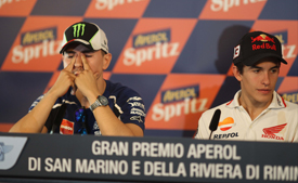 Jorge Lorenzo and Marc Marquez