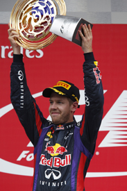 Sebastian Vettel wins the Korean GP 2013