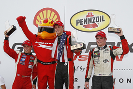 Houston Indy Lights podium 2013