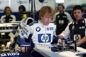 Sebastian Vettel, Williams test, 2005
