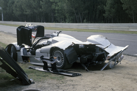 1999 Le mans mercedes crash #6