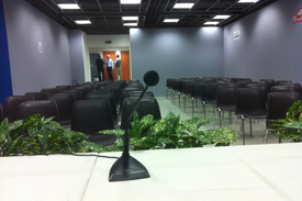 Press conference room