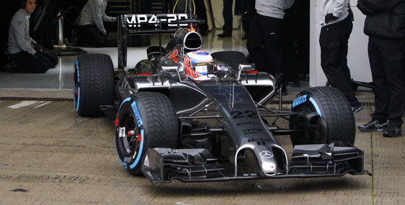Jenson Button F1 McLaren 2014