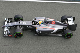 Esteban Gutierrez F1 Sauber 2014