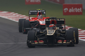 Lotus and Marussia, Indian GP 2013