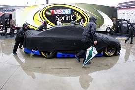 Bristol NASCAR disrupted by rain