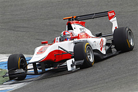 Zamparelli tops first day of testing
