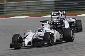 Massa leads Bottas in Malasyia.