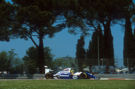 Senna took pole for the Imola race