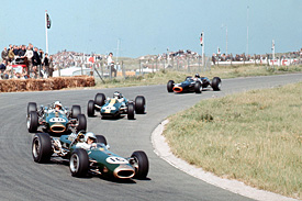 Jack Brabham leads 1966 Dutch Grand Prix