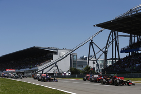 Hockenheim shares the German GP with the Nurburgring