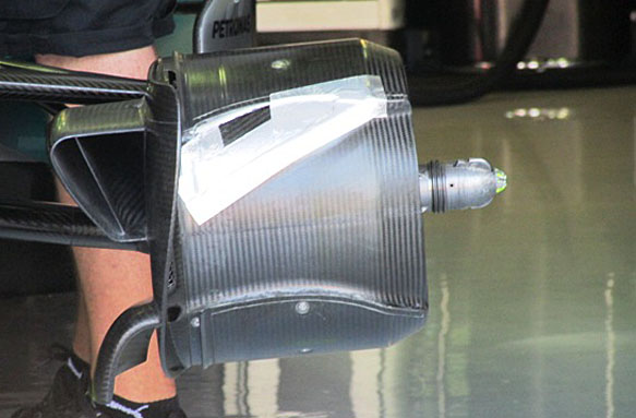 Mercedes brakes, Hungarian GP 2014