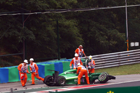 Ericsson's crash came at the wrong moment for the early leaders