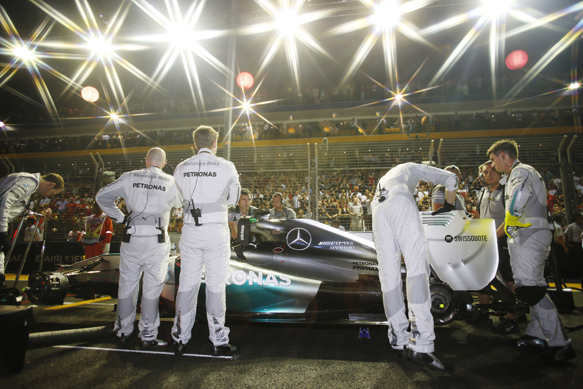 Nico Rosberg, Mercedes, Singapore GP 2014