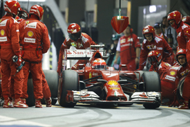 Kimi Raikkonen, Ferrari, Singapore GP 2014