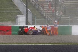 Daniel Ricciardo, Red Bull, crash, Japanese GP 2014, Suzuka