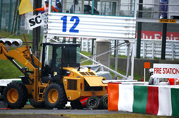 Jules Bianchi accident, Japanese GP 2014