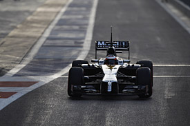 Stoffel Vandoorne, McLaren-Honda, Abu Dhabi F1 test, November 2014