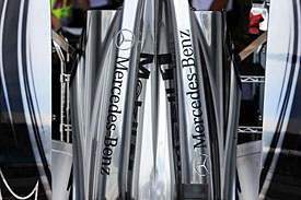 Mercedes F1 engine cover