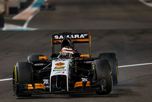Nico Hulkenberg, Force India, Abu Dhabi GP 2014