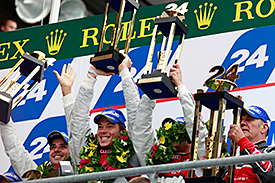 His first Le Mans win came in 2011