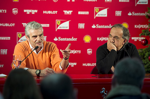 Maurizio Arrivabene, Sergio Marchionne, Ferrari