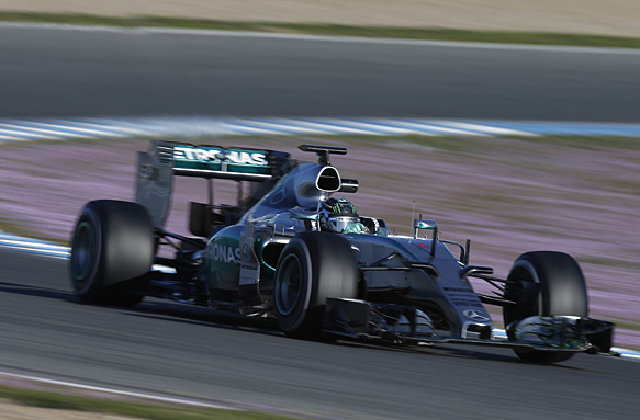 Nico Rosberg, Jerez F1 testing 2015