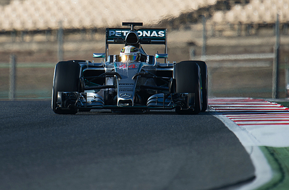 Lewis Hamilton, F1 testing 2015