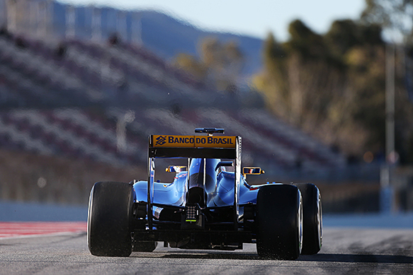 Felipe Nasr, Sauber, Barcelona F1 testing, February 2015