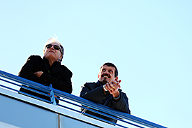 Gene Haas and Gunther Steiner