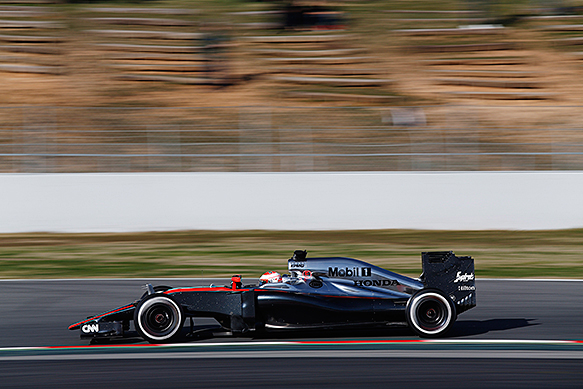 Jenson Button, McLaren, Barcelona, February 2015