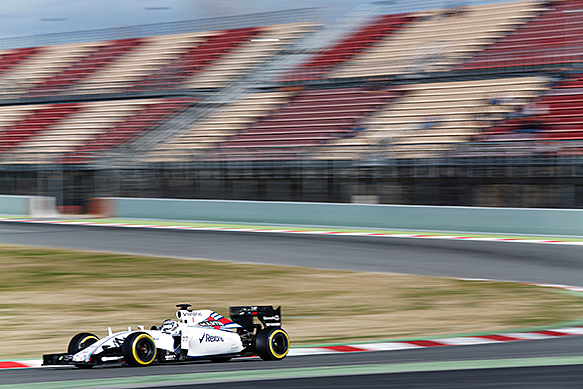 Valtteri Bottas, Williams, Barcelona F1 test, February 2015