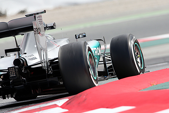 Nico Rosberg, Mercedes, Barcelona F1 testing, February 2015